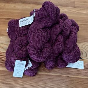 Plum Purple Yarn Skeins 9 total
123 yards each 1100 yards total